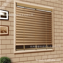 供应杭州雅馨特磨砂拉珠百叶帘2.5公分办公室拉珠百叶窗厂家直销