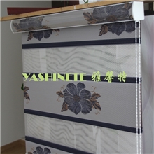 韩式柔纱帘/卷帘遮光百叶窗帘/韩国进口提花双层柔纱帘