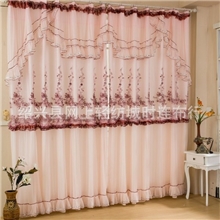 绍兴柯桥批发零售蕾丝窗帘成品窗帘梦幻仙子