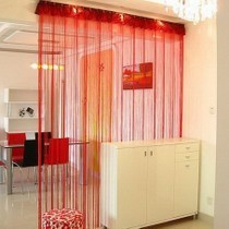 经编成品线帘单色线帘短帘批发