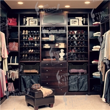 可定制实木衣帽间，欧式家具衣柜，实木家具衣柜