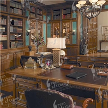 实木书房，实木书桌，实木书柜，可定制