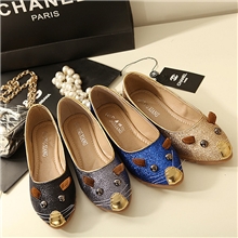 镇店爆款老鼠卡通女鞋亮片新款欧美甜美超可爱淑女圆头单鞋832-26