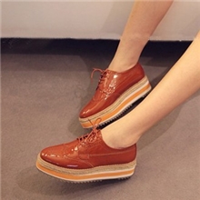 原宿风日本厚底松糕鞋2013潮vivi杂志款欧美英伦复古休闲女单鞋子