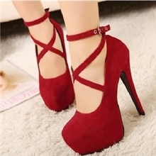 2013欧美百搭时尚性感绒面防水台细跟镂空高跟女鞋单鞋现货