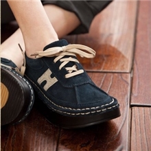 原墅originsoulPX1507斯琴风格女鞋百搭牛皮磨砂皮休闲鞋女单鞋