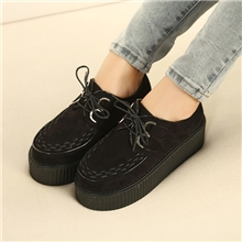 日版原宿风2013新款日系VIVI经典厚底松糕鞋系带深口女单鞋