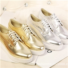 【8-1】2013秋冬新款欧美英伦时尚低跟圆头平底单鞋女鞋