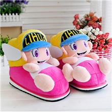 2013冬季卡通棉拖鞋批发包跟保暖创意阿拉蕾拖鞋高帮家居棉鞋