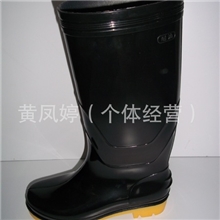 厂家直销现货供应高筒黑布新料雨鞋耐油黑布水鞋耐磨防滑牛筋雨靴