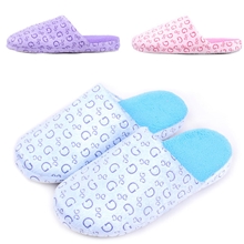 特价促销新款韩版女式棉鞋拖鞋、家居鞋时尚字母毛绒拖鞋y037