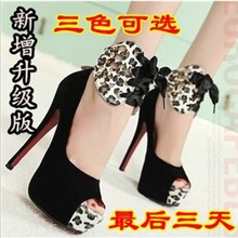 2013新款春季单鞋女超高跟鞋夜店细跟鱼嘴凉鞋防水台欧美红色婚鞋