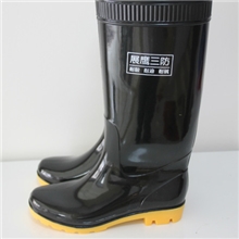 [厂家批发雨鞋]No301展鹰男高筒雨鞋pvc雨鞋耐油耐酸碱雨鞋雨靴