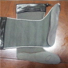 【厂家雨鞋棉套批发】No.301展鹰男高筒雨鞋皮口保暖棉套