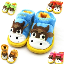 工厂直销秋冬儿童棉拖鞋家居棉拖包跟女男童棉拖鞋儿童棉鞋