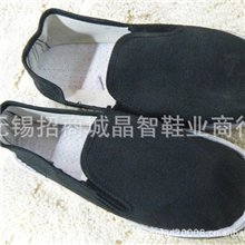 轮胎底普通布鞋松紧耐穿布鞋车工专用帆布鞋酒店工作鞋