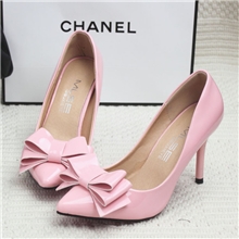 2013新款小尖头蝴蝶结漆皮亮面高跟鞋黑白色工作女鞋细跟单鞋