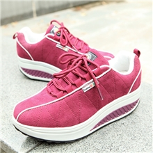 万永达秋季新款清凉户外鞋舒适时尚女鞋摇摇鞋瘦身鞋女布鞋