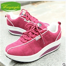 万永达鞋业厚底摇摇鞋厂家批发女士塑身摇摇鞋晋江摇摇鞋女鞋