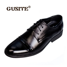厂家直销真皮商务流行男鞋尖头漆光皮时尚男士头层牛皮鞋温州鞋