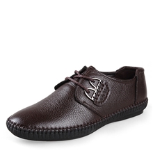 2013秋冬新款男士真皮商务休闲鞋男士日常办公皮鞋男士潮流透气鞋