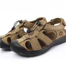2013爆卖流行溯溪鞋，9501沙滩凉鞋真皮镂空男鞋户外涉水鞋