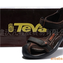 正品Teva专业沙滩鞋男士牛皮涉水凉鞋户外休闲鞋2色T988