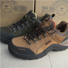 库存鞋批发正品新款天坡伦TOPLAND男全皮户外登山鞋徒步鞋