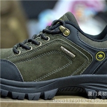 新款美国豹牌全皮面透气户外登山鞋福建鞋库存户外登山鞋混批