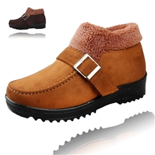 老北京布鞋新款女款冬季加厚保暖雪地靴时尚女靴防滑底保温鞋