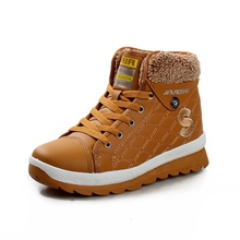 工厂直供金老鼠冬季保暖加厚大棉高帮时尚女靴加绒加棉女鞋