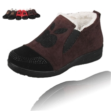 老北京棉鞋女款休闲鞋加厚保暖防滑女鞋冬季低帮轻便套脚透气