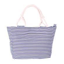 厂家批发深蓝条纹包包印花帆布包韩版单肩包女式手提包加工女包大
