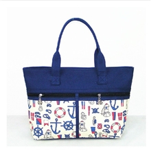 菲林小铺2013海洋风帆布女式包包手提单肩包现货热批爆款货源