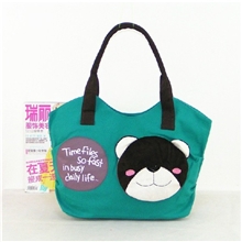 菲林小铺2013新款帆布手提单肩包帆布包包可爱小熊女包爆款热批