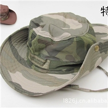供应*夏季透气帽登山帽迷彩帽丛林帽渔夫帽奔尼帽