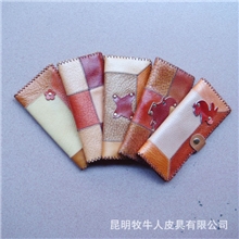 云南民族纯手工长款钱夹钱包牛皮产品钱包批发