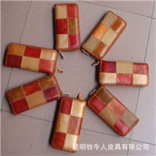 民族特色单拉手包真皮手提包热卖产品实用钱包钱夹牛皮