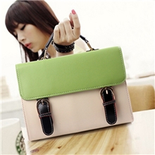 夏季韩版2013新款女包糖果色撞色包复古手提斜挎包搭扣邮差包307