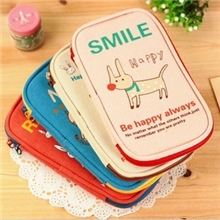 专业供应韩国文具笔袋可爱轻松派动物大容量多功能创意笔袋