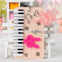 韩国创意新双面亚克力卡套公交/银行/饭卡套批发乱弹琴的兔子