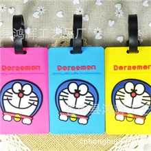 厂家现货供应PVC行李牌机器猫行李牌公交卡套