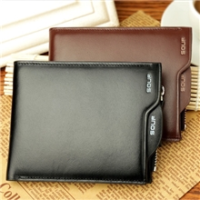专柜正品拉链抽带钱包驾驶证件包头层真牛皮品牌男士钱夹厂家批发