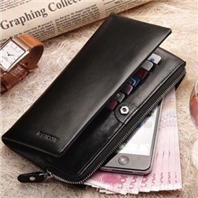 新品牌专柜钱包高档时尚真皮钱包男士长款票夹批发多卡位卡包批发