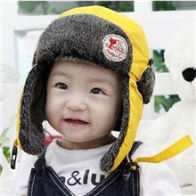 韩版加厚儿童雷锋防水风雪帽宝宝毛绒护耳帽男女童帽子批发价