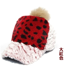 韩版时尚毛绒帽子兔毛帽子带帽球的帽子