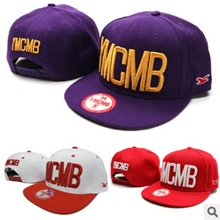 外贸平沿帽snapback调节帽嘻哈帽街舞帽棒球帽YMCMB帽cap/hat