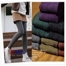 1201韩国时尚百搭麻花纹连裤袜显瘦秋冬季保暖春秋打底裤