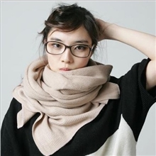 0017仿羊绒围巾围脖韩国秋冬男女保暖披肩两用超长