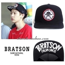 EXO同款字母LiveFastDieYoung白标平沿帽子朴灿烈周边同款帽